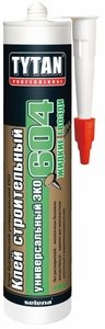 Фото Tytan Professional Эко №604 Клей строительный универсальный экологичный (белый, 440 г)