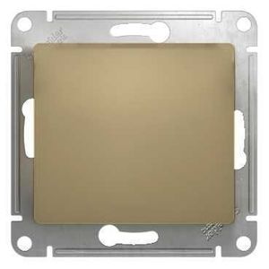 Фото Schneider Electric Glossa GSL000461 Переключатель одноклавишный (10 А, под рамку, скрытая установка, титан)