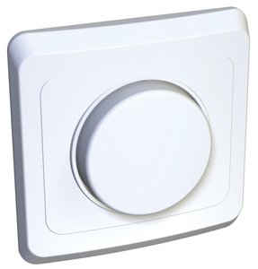 Фото Schneider Electric Этюд DC-001B Светорегулятор поворотный (60-300 Вт, в сборе, скрытая установка, белый)