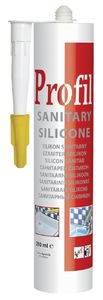 Фото Profil Sanitary Silicone 124253 Герметик силиконовый санитарный (бесцветный, 280 мл)
