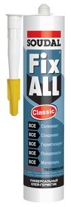 Фото Soudal Fix All Classic 106037 Клей-герметик гибридный (серый, 290 мл)