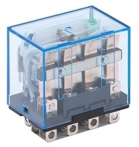Фото DEKraft 23225DEK ПР-102 Промежуточное реле 4 контакта (LED индикация, 5 А, 220В AC)