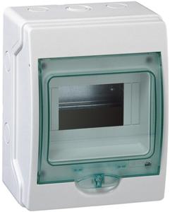 Фото Schneider Electric KAEDRA 13977 Щит навесной 1 ряд 6 модулей (200х159х112, IP65)