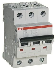 Фото ABB S203 2CDS253001R0254 Автоматический выключатель трехполюсный 25А (6 кА, C)