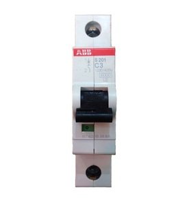 Фото ABB S201 2CDS251001R0034 Автоматический выключатель однополюсный 3А (6 кА, C)