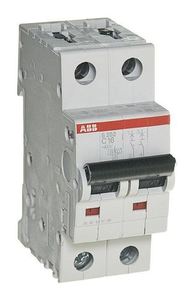 Фото ABB S202 2CDS252001R0164 Автоматический выключатель двухполюсный 16А (6 кА, C)