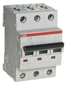 Фото ABB S203 2CDS253001R0164 Автоматический выключатель трехполюсный 16А (6 кА, C)