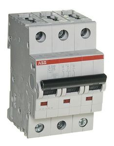 Фото ABB S203 2CDS253001R0324 Автоматический выключатель трехполюсный 32А (6 кА, C)