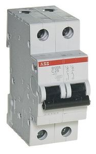 Фото ABB SH202L 2CDS242001R0254 Автоматический выключатель двухполюсный 25А (4.5 кА, C)