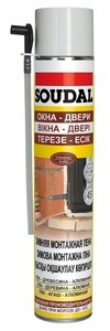 Фото Soudal Окна-Двери 107557 Монтажная пена (зимняя, 750 мл)