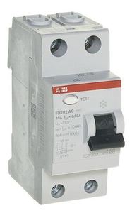 Фото ABB FH202 AC-40/0,03 2CSF202004R1400 Выключатель дифференциального тока двухполюсный 40A 30мА (тип АС)