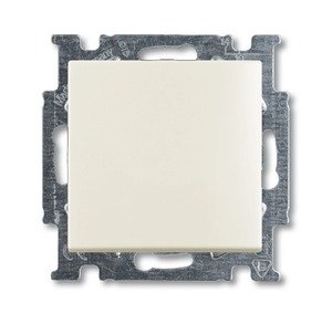 Фото ABB Basic55 2CKA001012A2146 Выключатель одноклавишный (10 А, под рамку, скрытая установка, слоновая кость)