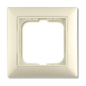 Фото ABB Basic55 2CKA001725A1484 Рамка 1-постовая (слоновая кость)
