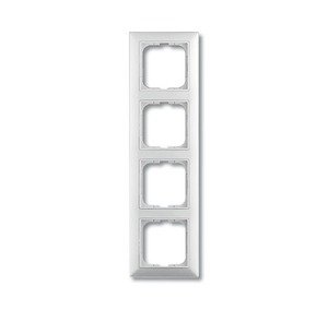 Фото ABB Basic55 2CKA001725A1482 Рамка 4-постовая (альпийский белый)