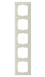 Фото ABB Basic55 2CKA001725A1488 Рамка 5-постовая (слоновая кость)