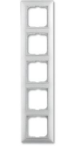 Фото ABB Basic55 2CKA001725A1483 Рамка 5-постовая (альпийский белый)