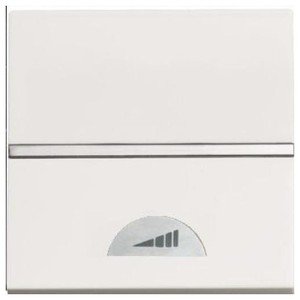 Фото ABB Zenit 2CLA226000N1101 Светорегулятор электронный нажимной (450 Вт, подсветка, под рамку, скрытая установка, 2 модуля, белый)