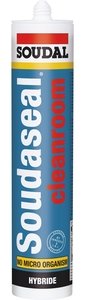 Фото Soudal Soudaseal Cleanroom 112302 Герметик гибридный для "чистых комнат" (белый, 290 мл)