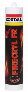Фото Soudal Firecryl FR 106329 Герметик акриловый огнестойкий (белый, 310 мл)