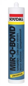 Фото Soudal MIR-O-BOND 103146 Клей-герметик силиконовый нейтральный для зеркал (бесцветный, 310 мл)