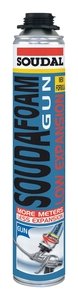 Фото Soudal Soudafoam Gun Low Expansion 106132 Монтажная пена с низким расширением (летняя, пистолетная, 750 мл)