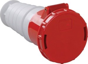 Фото IEK PSR22-063-4 Розетка ССИ-234 переносная 3Р+РЕ (63А, 380В, IP54)