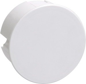 Фото IEK UKT01-080-040-000 Коробка КМ41004 распаячная для тв стен d80x40мм (с крышкой)