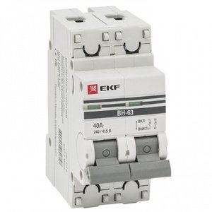 Фото EKF PROxima ВН-63 SL63-2-40-pro Выключатель нагрузки двухполюсный 40 А