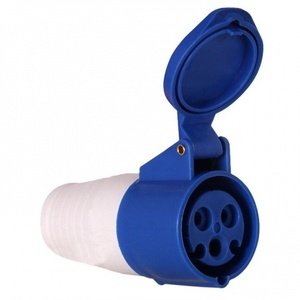 Фото EKF PROxima ps-223-32-220 Розетка переносная 223 2Р+РЕ 32А (220В, IP44)