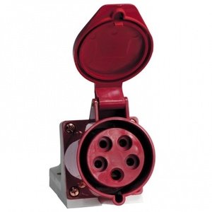 Фото EKF PROxima ps-125-32-380 Розетка стационарная наружная 125 3Р+РЕ+N 32А (380В, IP44)