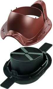 Фото Vilpe Armor 2K 746018 Проходной элемент (красный)