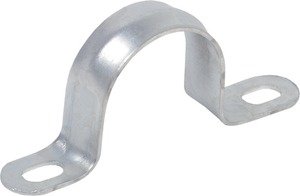 Фото IEK CMAT11-38-100 Скоба металлическая двухлапковая d38-40мм