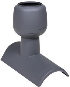 Фото Vilpe H-T Alipai 733907 Коньковый дефлектор для черепицы (серый)