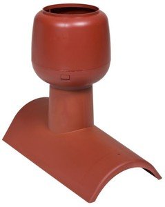 Фото Vilpe H-T Alipai 733908 Коньковый дефлектор для черепицы (красный)