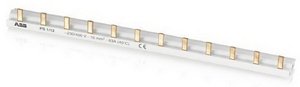 Фото ABB 2CDL210001R1012 PS1/12 Шина соединительная однофазная типа PIN до 63А (12 модулей)