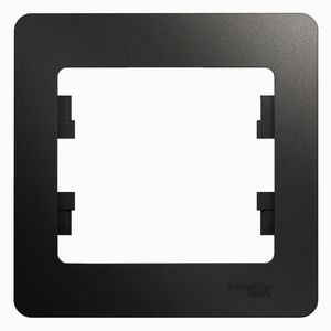 Фото Schneider Electric Glossa GSL000701 Рамка 1-постовая (антрацит)