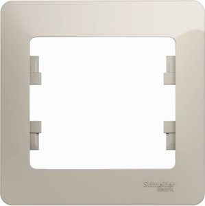 Фото Schneider Electric Glossa GSL000901 Рамка 1-постовая (молоко)