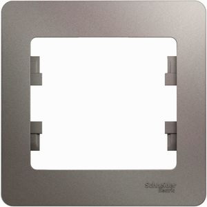 Фото Schneider Electric Glossa GSL001201 Рамка 1-постовая (платина)