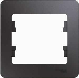 Фото Schneider Electric Glossa GSL001301 Рамка 1-постовая (графит)