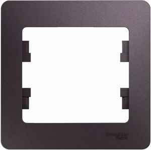 Фото Schneider Electric Glossa GSL001401 Рамка 1-постовая (сиреневый туман)