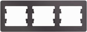 Фото Schneider Electric Glossa GSL001403 Рамка 3-постовая горизонтальная (сиреневый туман)