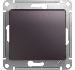 Фото Schneider Electric Glossa GSL001411 Выключатель одноклавишный (10 А, под рамку, скрытая установка, сиреневый туман)