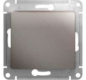 Фото Schneider Electric Glossa GSL001271 Переключатель перекрестный (10 А, под рамку, скрытая установка, платина)