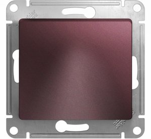 Фото Schneider Electric Glossa GSL001199 Вывод кабеля (под рамку, скрытая установка, баклажан)