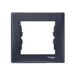 Фото Schneider Electric Sedna SDN5800170 Рамка 1-постовая (горизонтальная, графит)