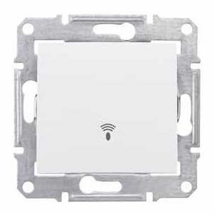 Фото Schneider Electric Sedna SDN0800121 Кнопка для звонка (10 А, под рамку, скрытая установка, белый)