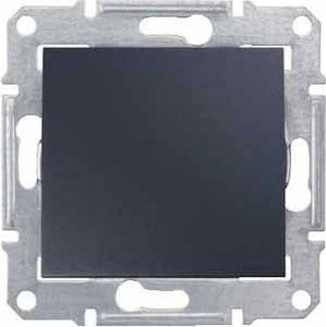 Фото Schneider Electric Sedna SDN0400170 Переключатель одноклавишный (10 А, под рамку, скрытая установка, графит)