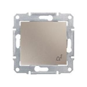 Фото Schneider Electric Sedna SDN0800168 Кнопка для звонка (10 А, под рамку, скрытая установка, титан)