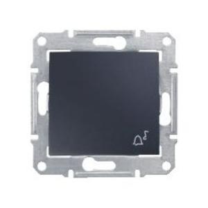 Фото Schneider Electric Sedna SDN0800170 Кнопка для звонка (10 А, под рамку, скрытая установка, графит)