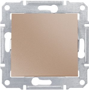 Фото Schneider Electric Sedna SDN0500168 Переключатель перекрестный (10 А, под рамку, скрытая установка, титан)